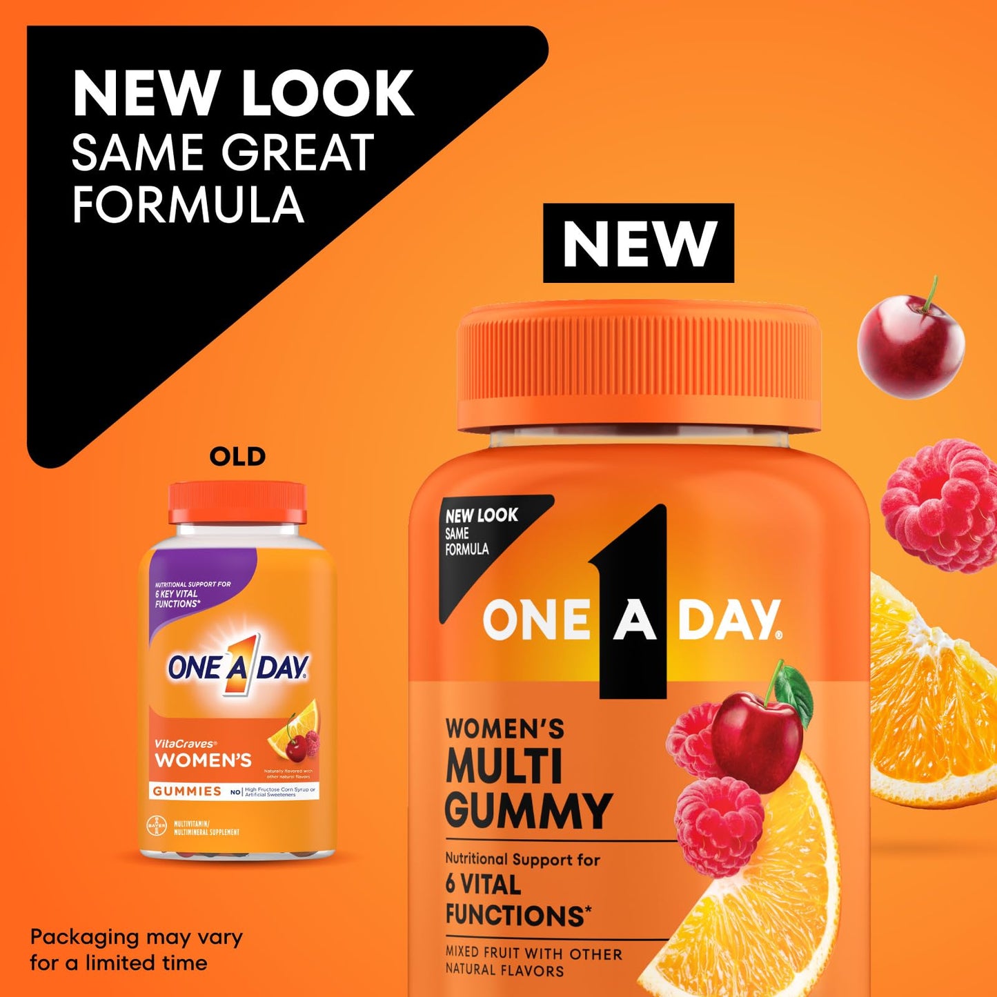 One A Day Women's Multivitamin Gummy – 80 Count, Biotin, Zinc & Iodine