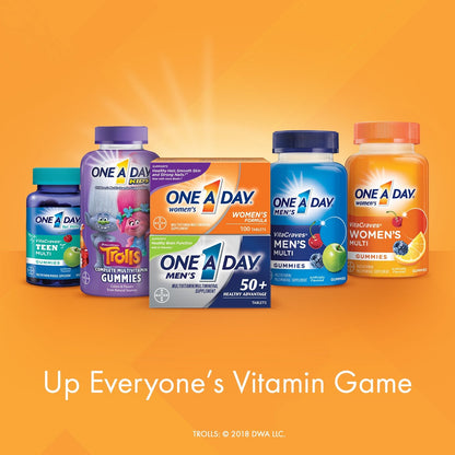 One A Day Women’s VitaCraves Gummies – Multivitamin for Women, 150-Count