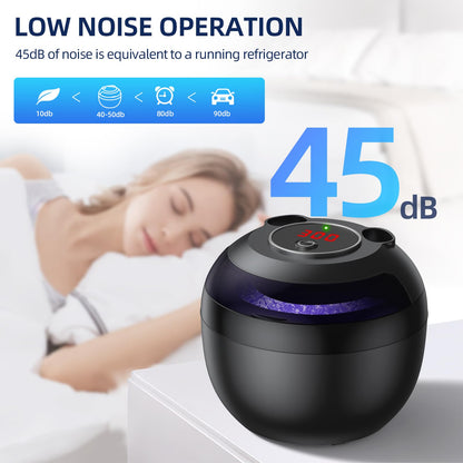 Ultrasonic Retainer Cleaner 200ml – 45kHz, 4 Modes for Dentures, Braces & Jewelry