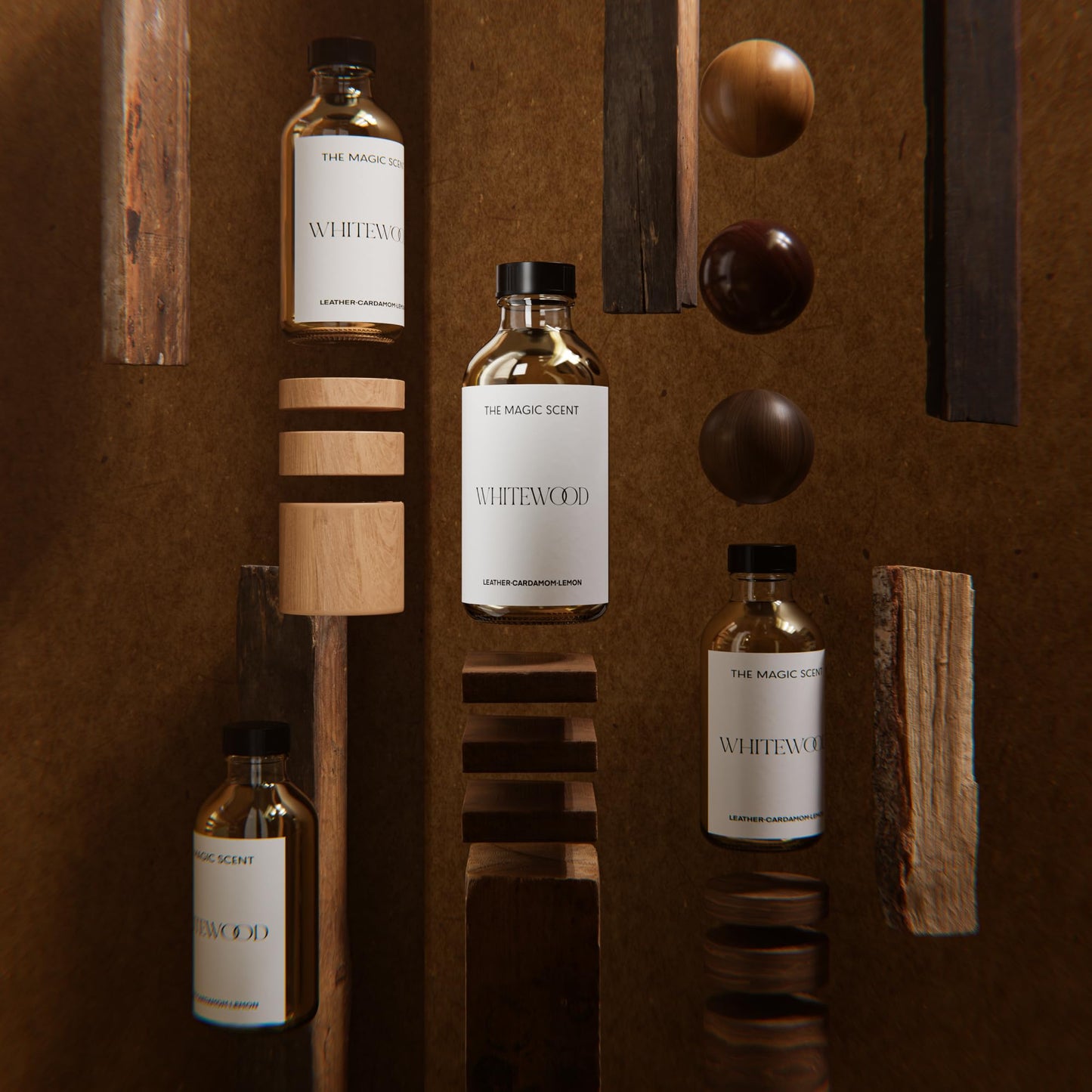 The Magic Scent Whitewood Diffuser Oil – Luxury Hotel & Home Scents (16.9 oz / 500 mL) Inspired by 1 Hotel Miami