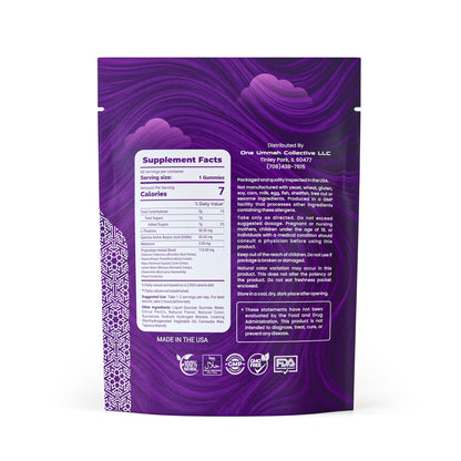One Ummah Halal Sleep Gummies – 3mg Melatonin, GABA & L-Theanine