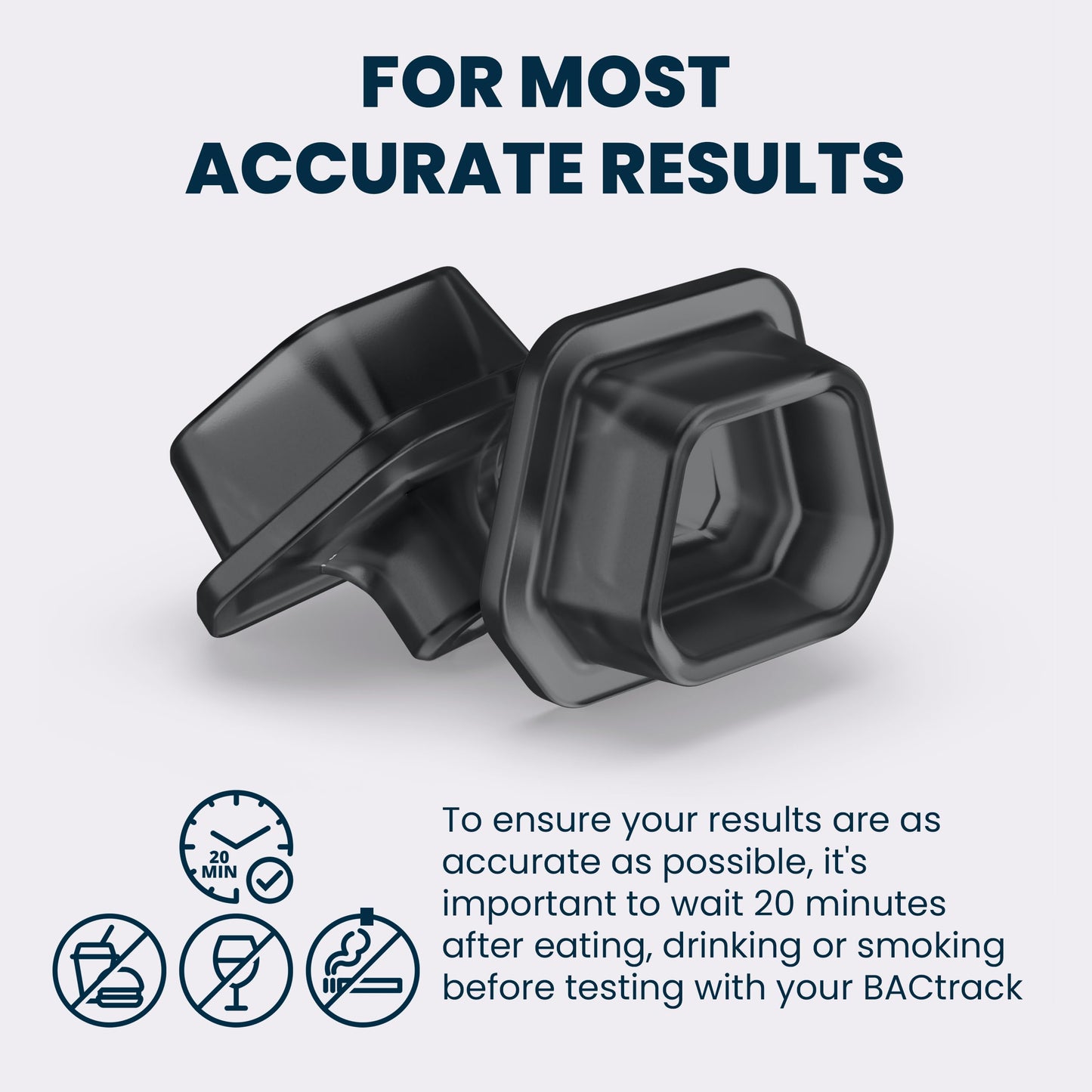 BACtrack C-Series Mouthpieces (20-Count) - Compatible with C6 & C8 Breathalyzers | Not Compatible with BACtrack Mobile