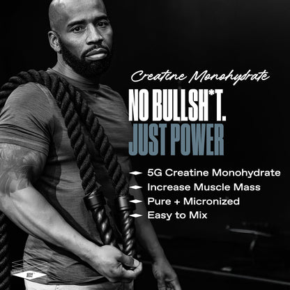 ONE OF ONE Creatine Monohydrate Powder - Pure Micronized, Unflavored, 80 Servings
