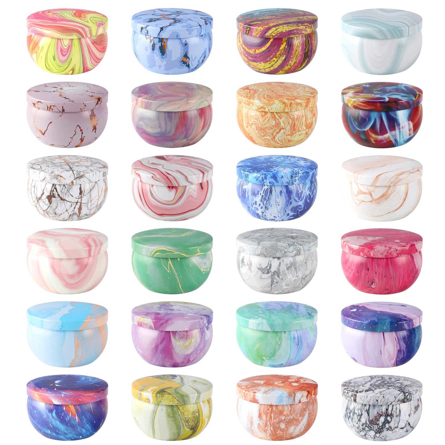 Onebird 24-Piece Scented Candle Gift Set | 100% Soy Wax Aromatherapy Candles