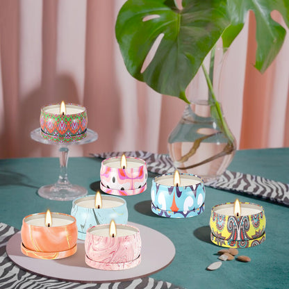 Onebird 36-Piece Scented Candle Gift Set - Natural Soy Wax Aromatherapy Candles