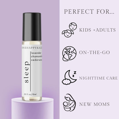 Onehappykale Sleep Essential Oil Roll-On 10ml – Relaxing Lavender, Cedarwood & Roman Chamomile