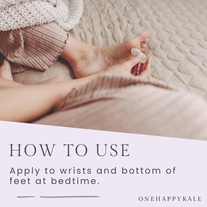 Onehappykale Sleep Essential Oil Roll-On 10ml – Relaxing Lavender, Cedarwood & Roman Chamomile