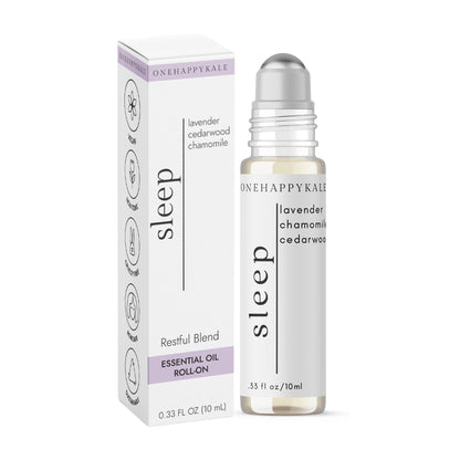Onehappykale Sleep Essential Oil Roll-On 10ml – Relaxing Lavender, Cedarwood & Roman Chamomile