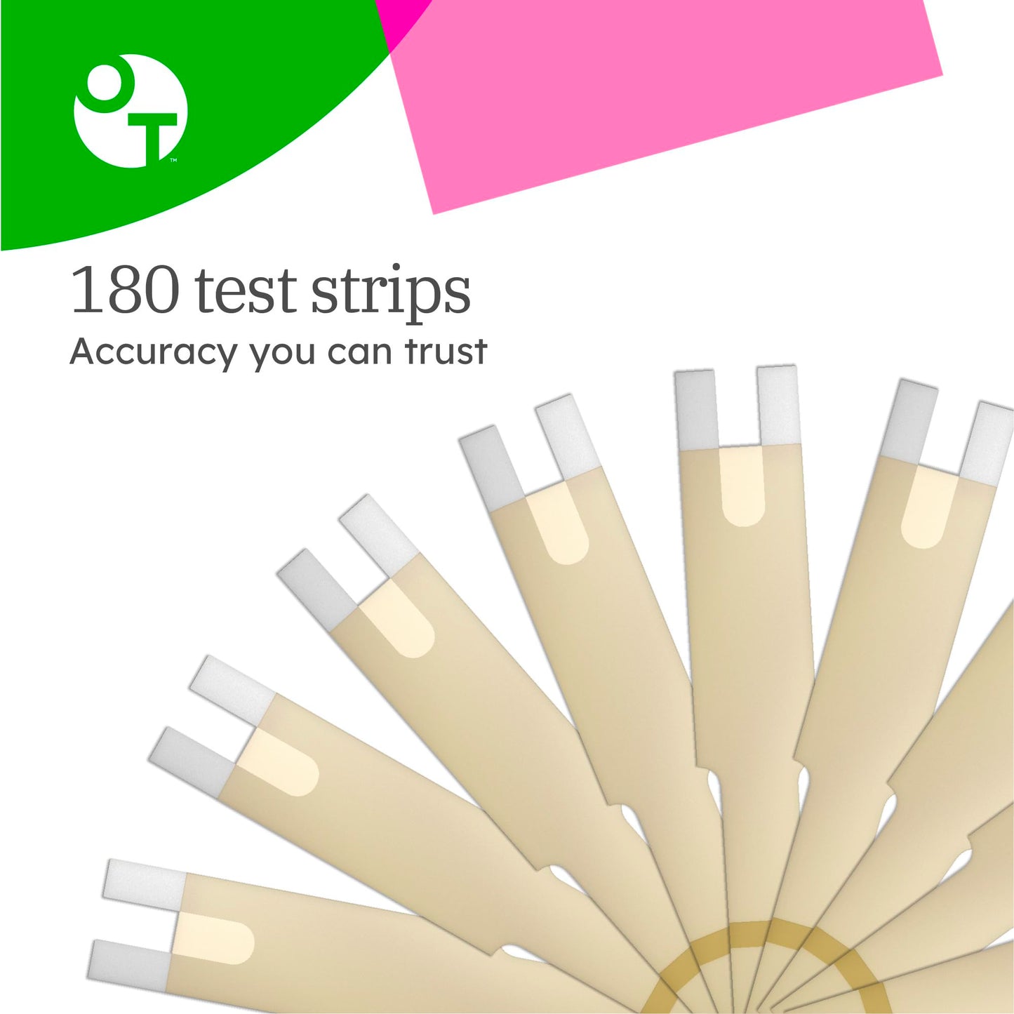 OneTouch Verio Test Strips Value Pack – 180 Count, 6 Boxes, No Coding