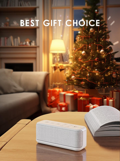 OnLyee White Noise Machine — Office Privacy, Sleep & Focus (42 Sounds, USB Rechargeable)