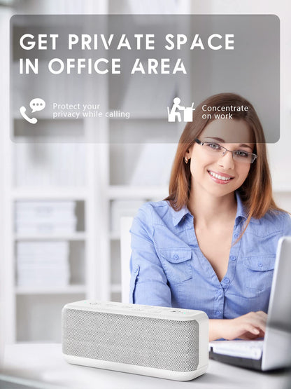 OnLyee White Noise Machine — Office Privacy, Sleep & Focus (42 Sounds, USB Rechargeable)