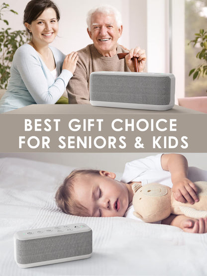OnLyee White Noise Machine — Office Privacy, Sleep & Focus (42 Sounds, USB Rechargeable)