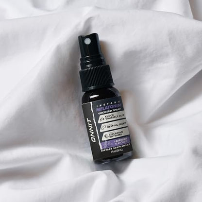 ONNIT Melatonin Liquid Sleep Support Spray – 3 mg per Spray, Lavender Flavor, 1 fl oz | IGEN Non-GMO Tested