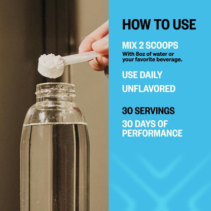 ONNIT Creatine Monohydrate Powder - 30 Servings, 5.29 oz, Non-GMO