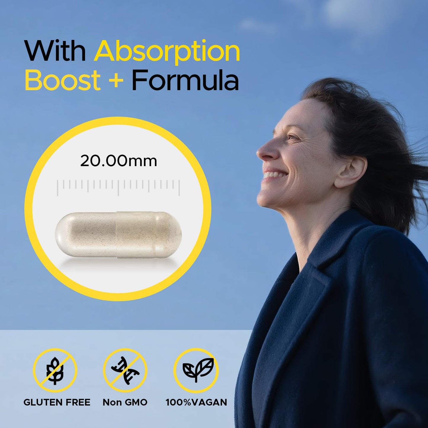 ONOTIC Calcitrin Gold Capsules – 8-in-1 Bone and Joint Support, 90 Caps