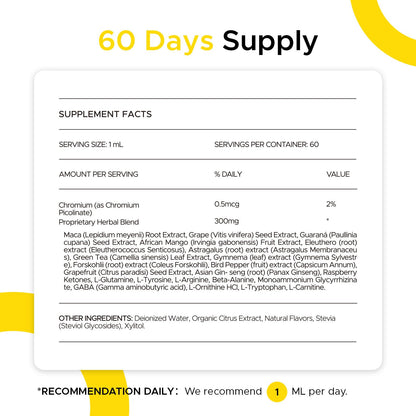 ONOTIC Glyco Support Steady Shield Drops – 17-in-1 Herbal Blood Sugar Health (60 ml) | Vegan, Non-GMO, Gluten Free