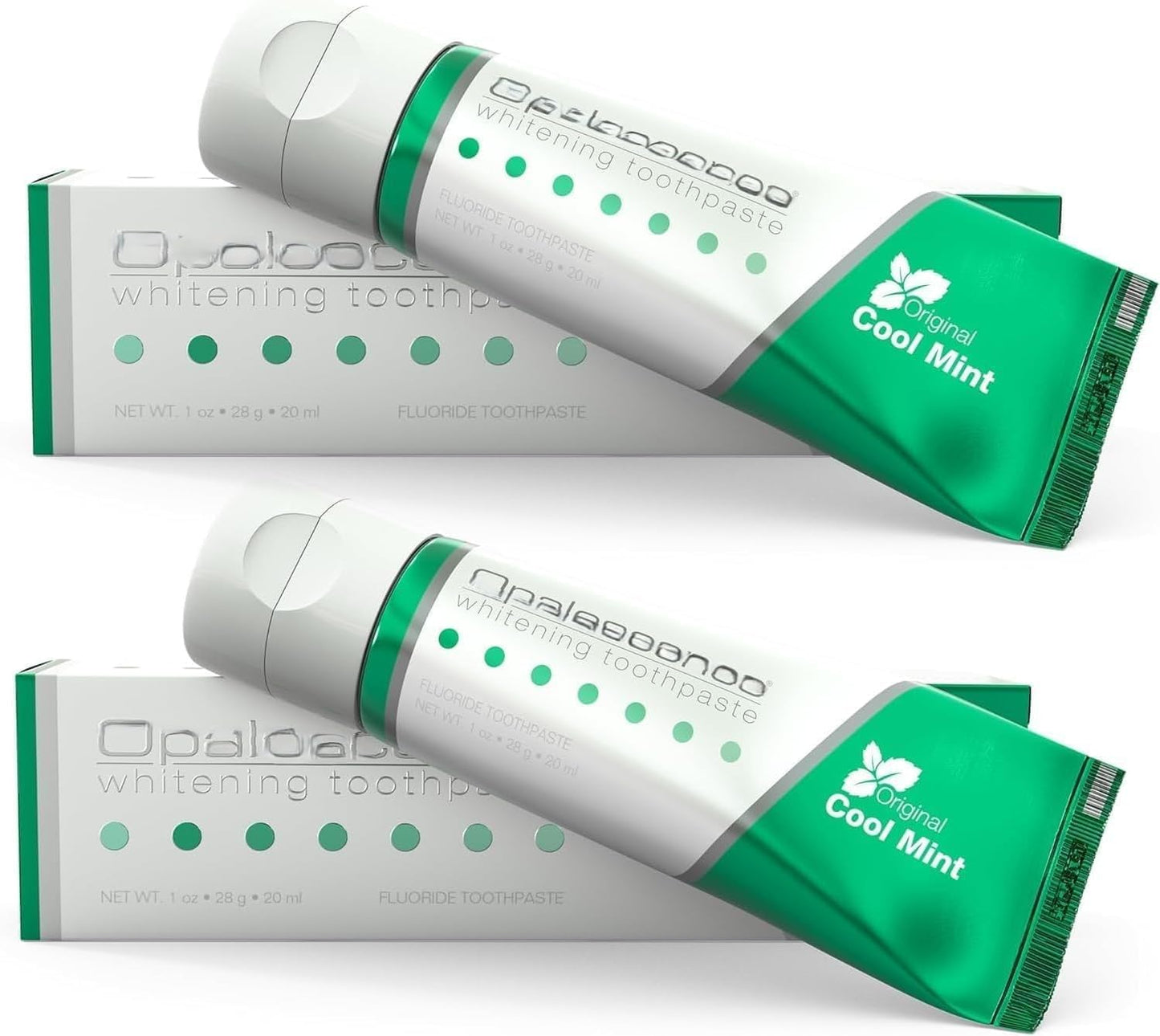 Opalescenc Teeth Whitening Toothpaste – Travel Size 1 oz (2 Pack) | Fluoride, Cool Mint