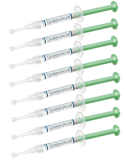 Opalescence 15% Gel Syringes Whitening Refill Kit – Low Sensitivity, 8 Syringes | Made in USA by Ultradent (5195-4)