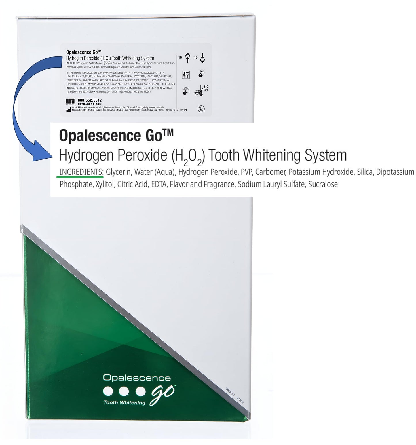 Opalescence Go 10% Mint Teeth Whitening Kit – 10 Treatments GO10-5193-1