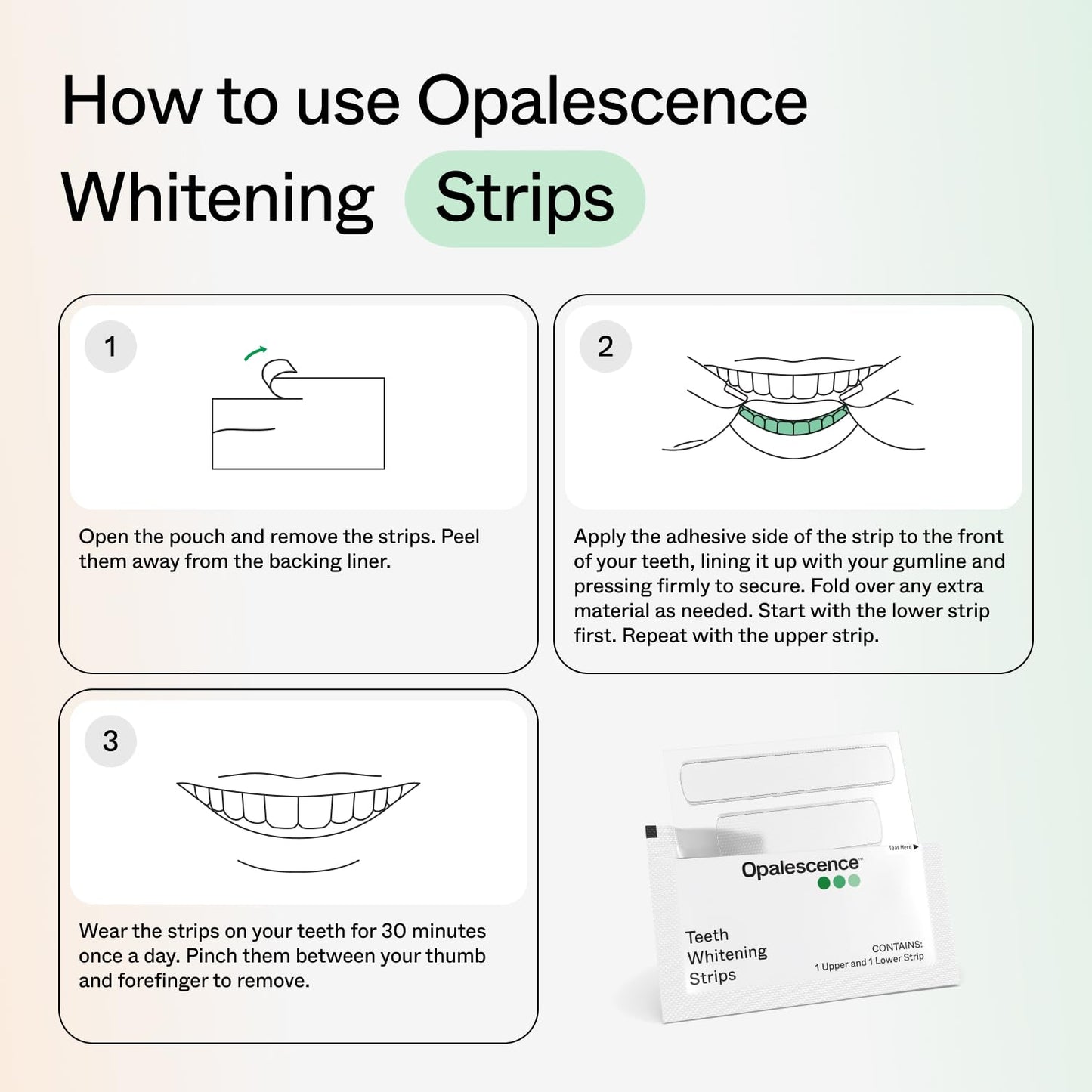 Opalescence Go Teeth Whitening Strips – 12 Treatments, Enamel Safe + 1oz Toothpaste