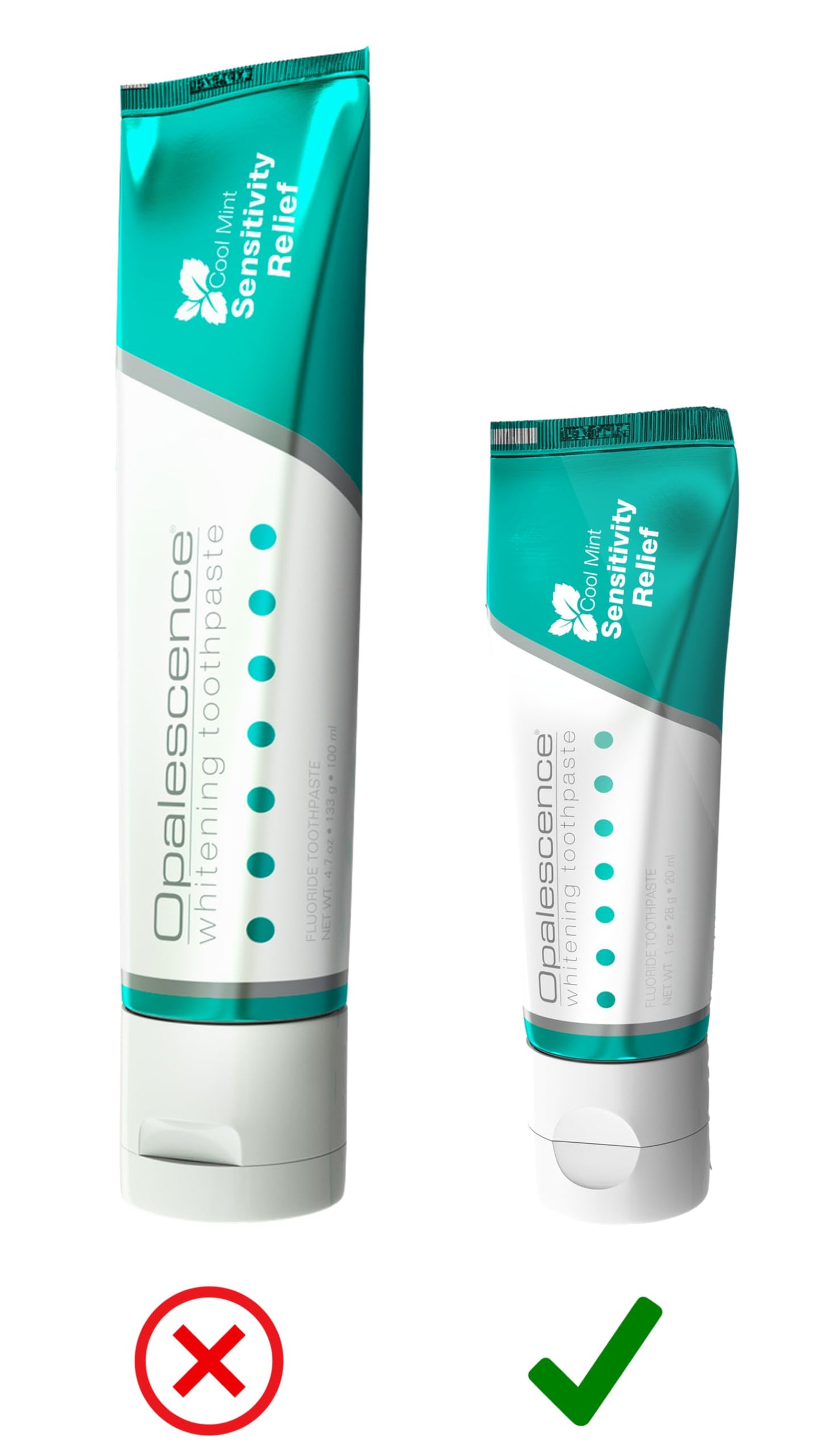 Opalescence Sensitive Whitening Toothpaste – Travel Size 1 oz (6 Pack) Mint