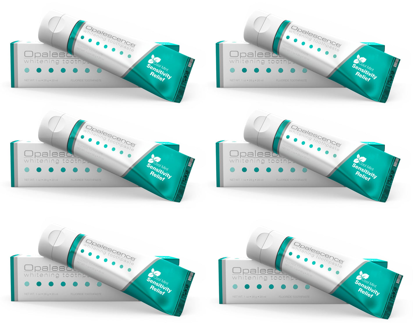Opalescence Sensitive Whitening Toothpaste – Travel Size 1 oz (6 Pack) Mint