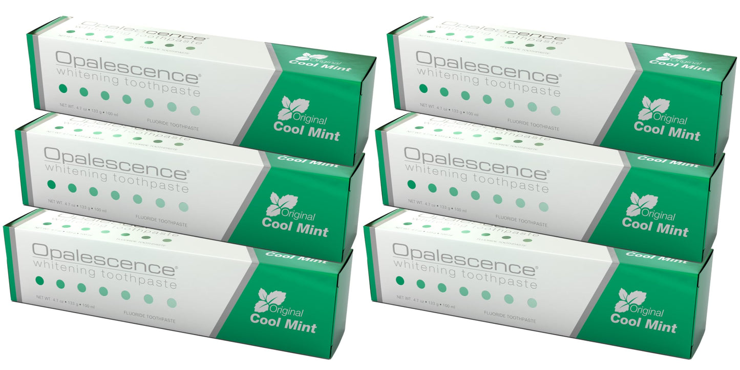 Opalescence Whitening Toothpaste Pack of 6 - Cool Mint, 4.7 oz