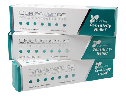 Opalescence Whitening Toothpaste for Sensitive Teeth - Mint Flavor, Gluten Free - 3 Pack