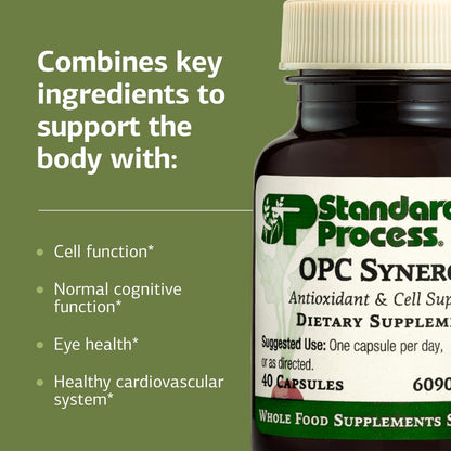 Standard Process OPC Synergy – Antioxidant & Brain Health – 150 Tablets