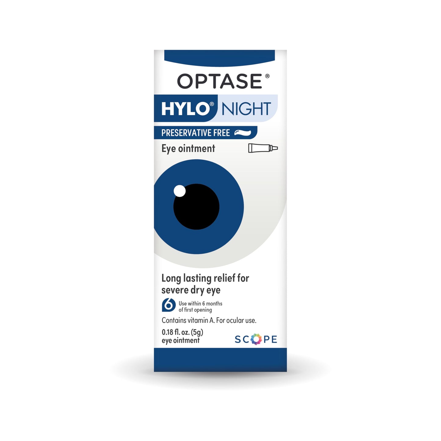 Optase HYLO Night Eye Ointment - .18 oz | Overnight Eye Lubricant
