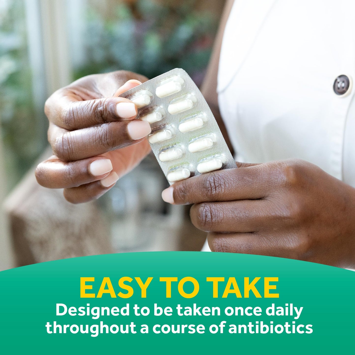 OptiBac Probiotics for Those on Antibiotics - 10 Capsules