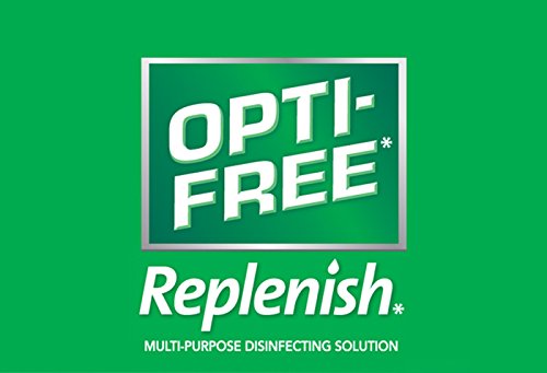OPTI-FREE Replenish Multi-Purpose Disinfecting Contact Lens Solution – 2 oz (Pack of 6)