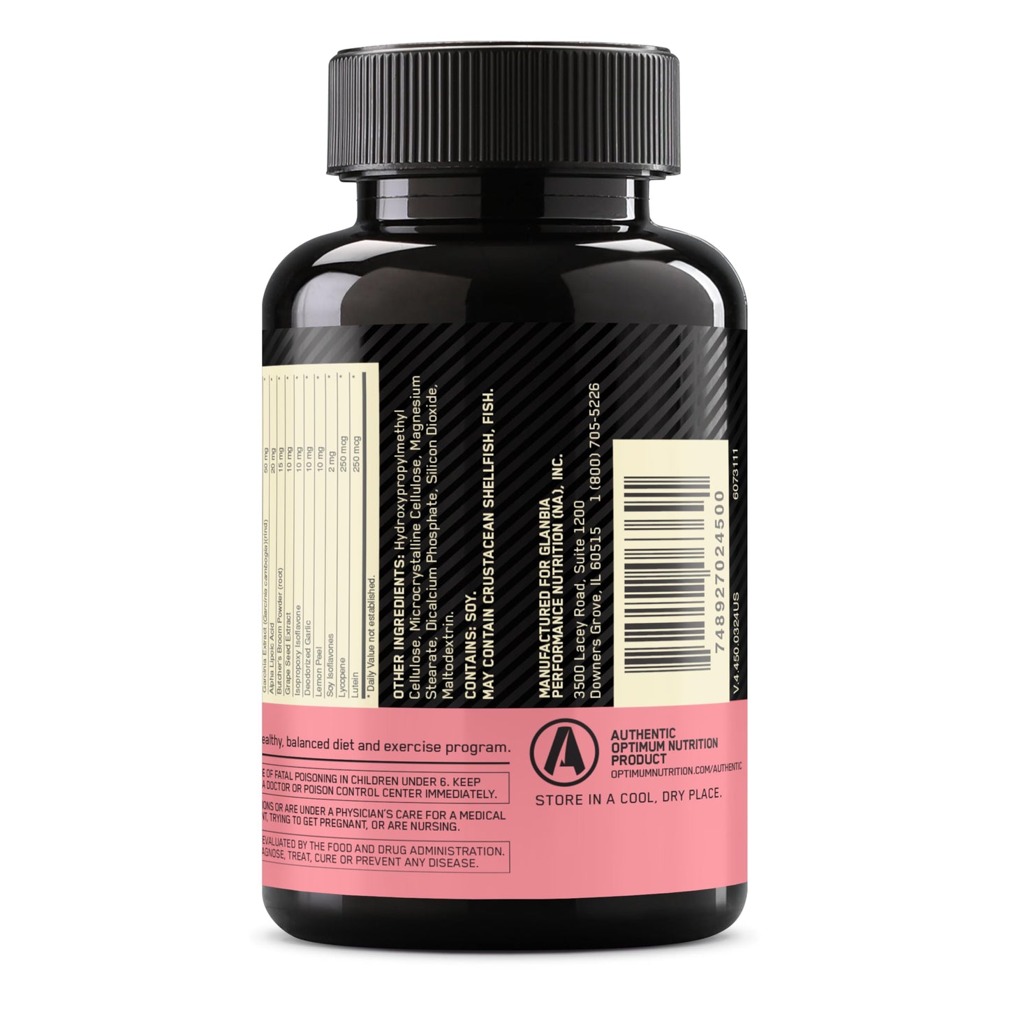 Optimum Nutrition Opti-Women Daily Multivitamin for Women | Immune Support with Iron | 60 Count (Packaging May Vary)