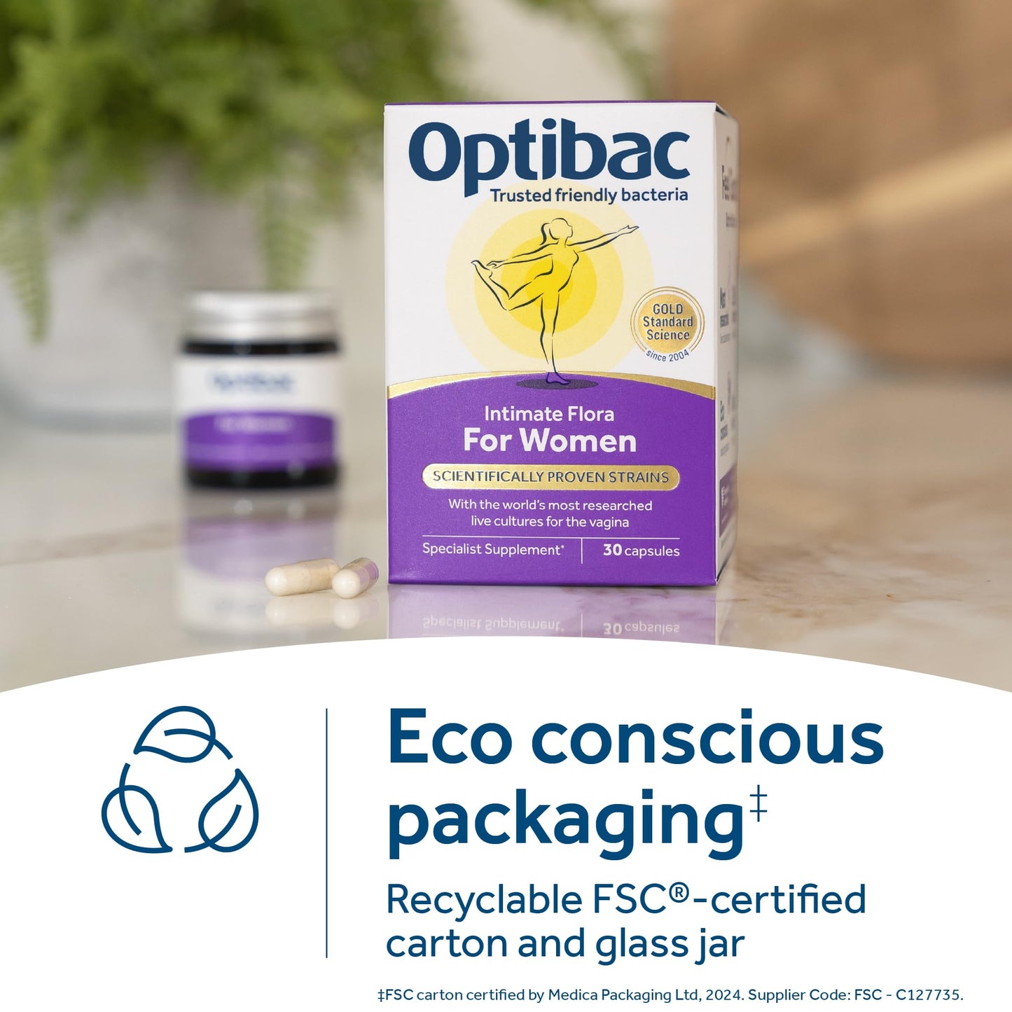 Optibac Probiotics For Women — Vegan Probiotic for Vaginal Health