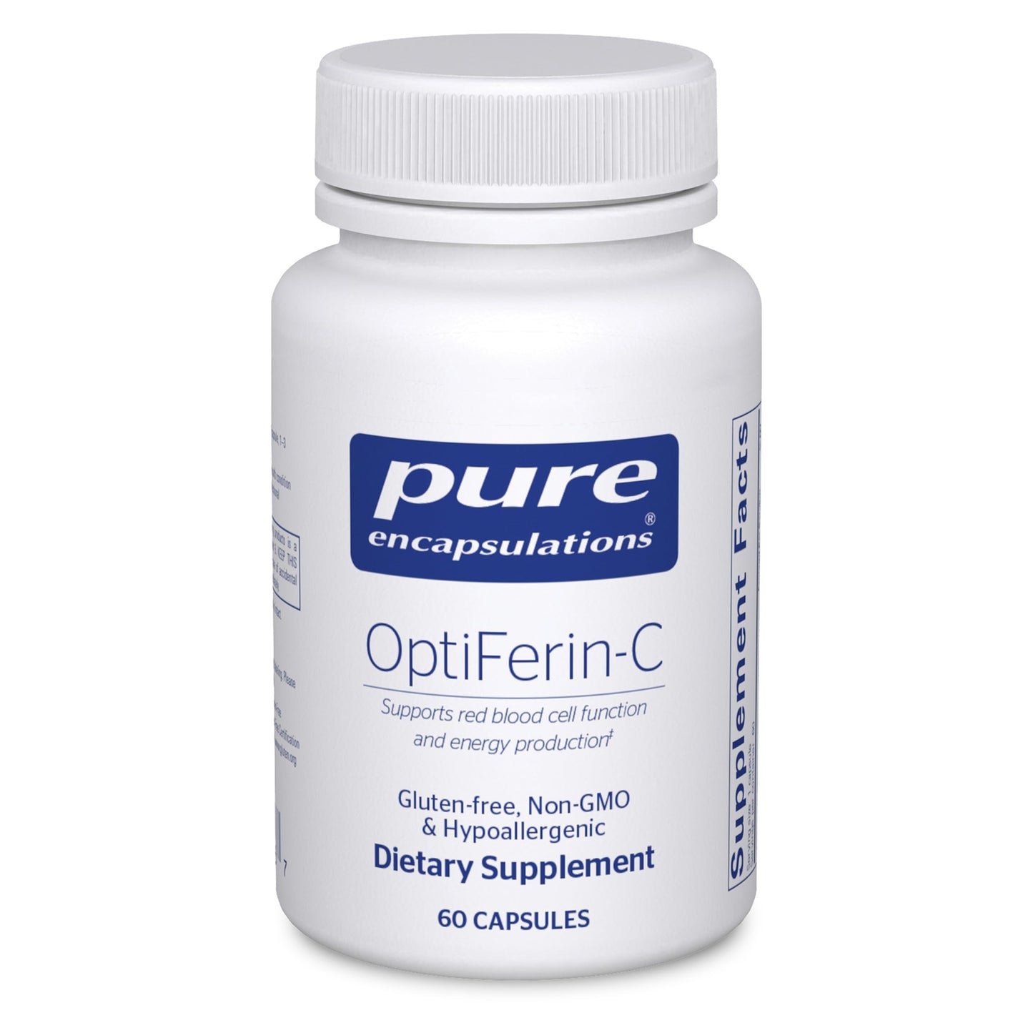 OptiFerin-C by Pure Encapsulations - Iron Absorption, Vitamin C, 60 Capsules