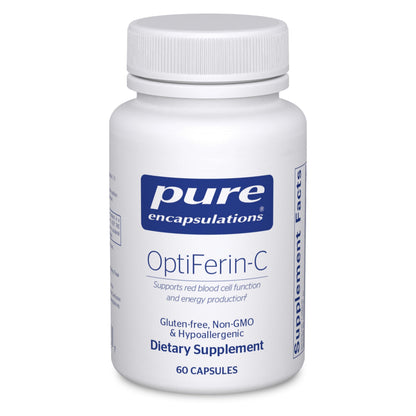OptiFerin-C by Pure Encapsulations - Iron Absorption, Vitamin C, 60 Capsules