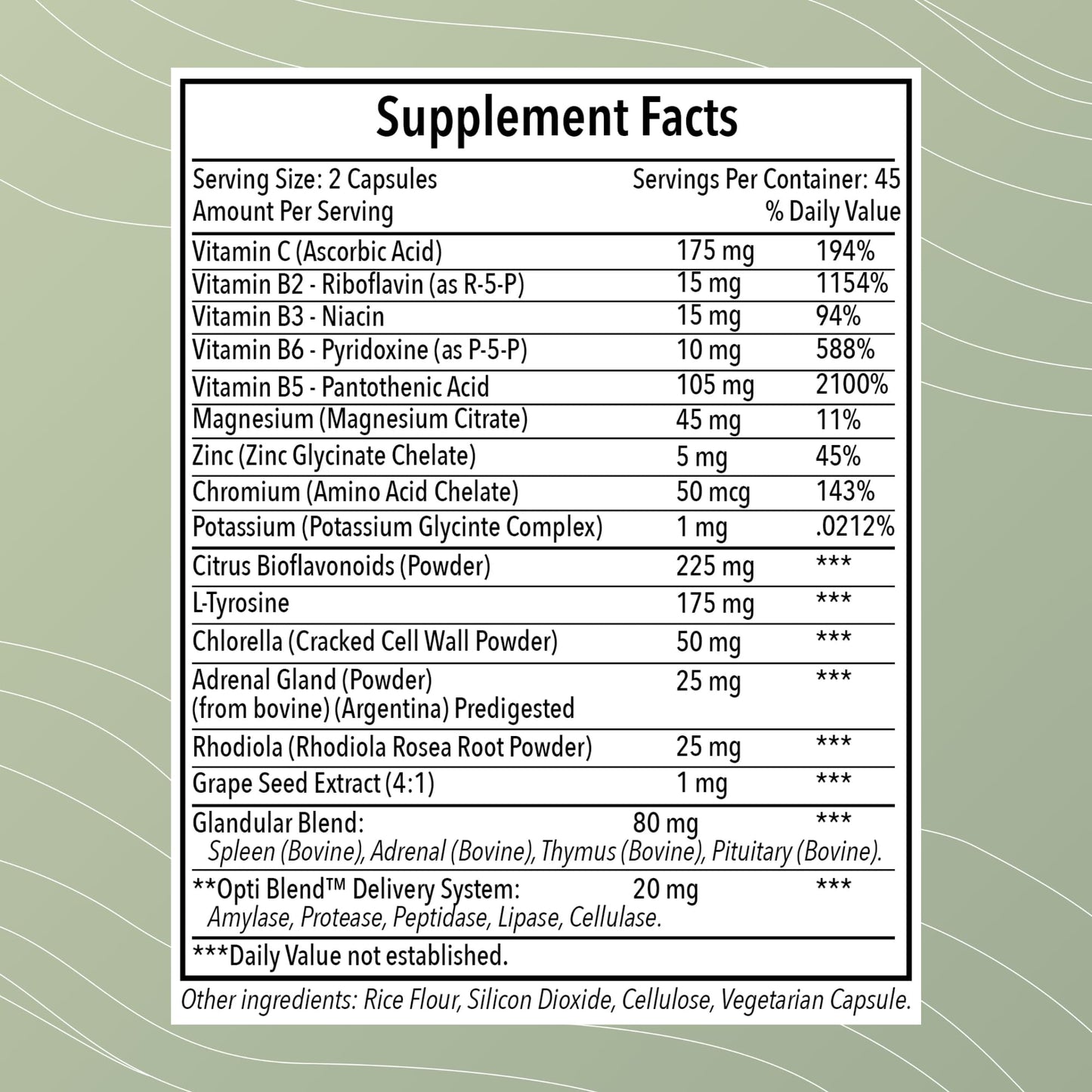 Optimal Health Systems Opti-Adrenal | Adrenal Restore Supplement | 90 Capsules