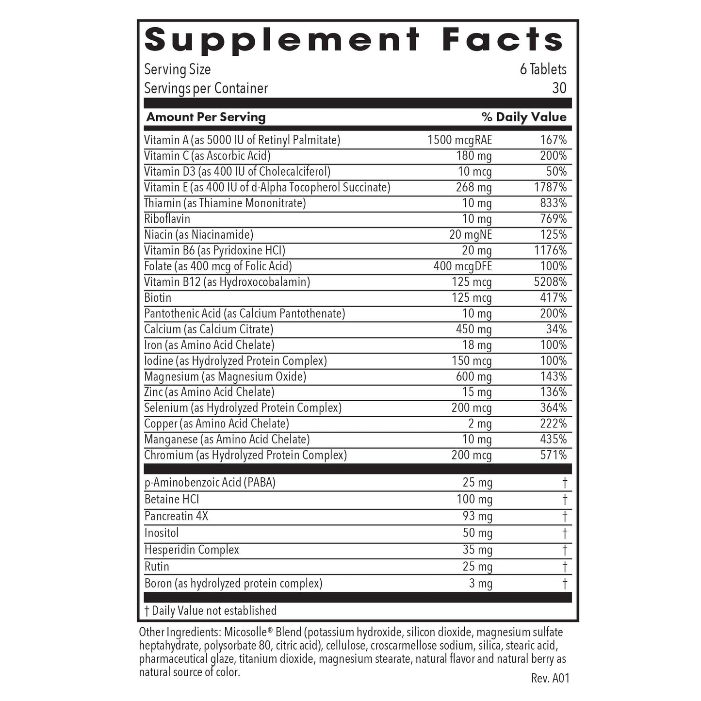 Optimox Gynovite - Menopause Supplements for Women | Postmenopause Support - 180 Tablets