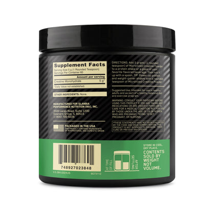 Optimum Nutrition Micronized Creatine Monohydrate Powder – Unflavored, 60 Servings, 300 g | Packaging May Vary
