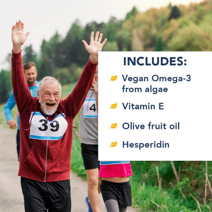 Optinexx Premium Vegan Omega-3 – Algae DHA & EPA + Vitamin E