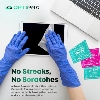 OPTIPAK Sparkle Anti-Reflective Safe Lens Cleaner Kit – 8-Piece Set