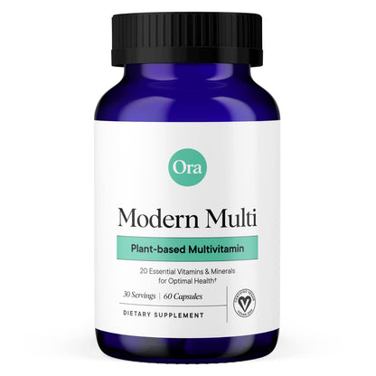 Ora Organic Plant Based Multivitamin for Women & Men | Blue Light Protection