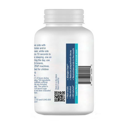 OraCoat XyliMelts Dry Mouth Relief – Mint-Free & Acacia Gum-Free with Xylitol | 100 Count | 8-Hour Moisturizing Relief