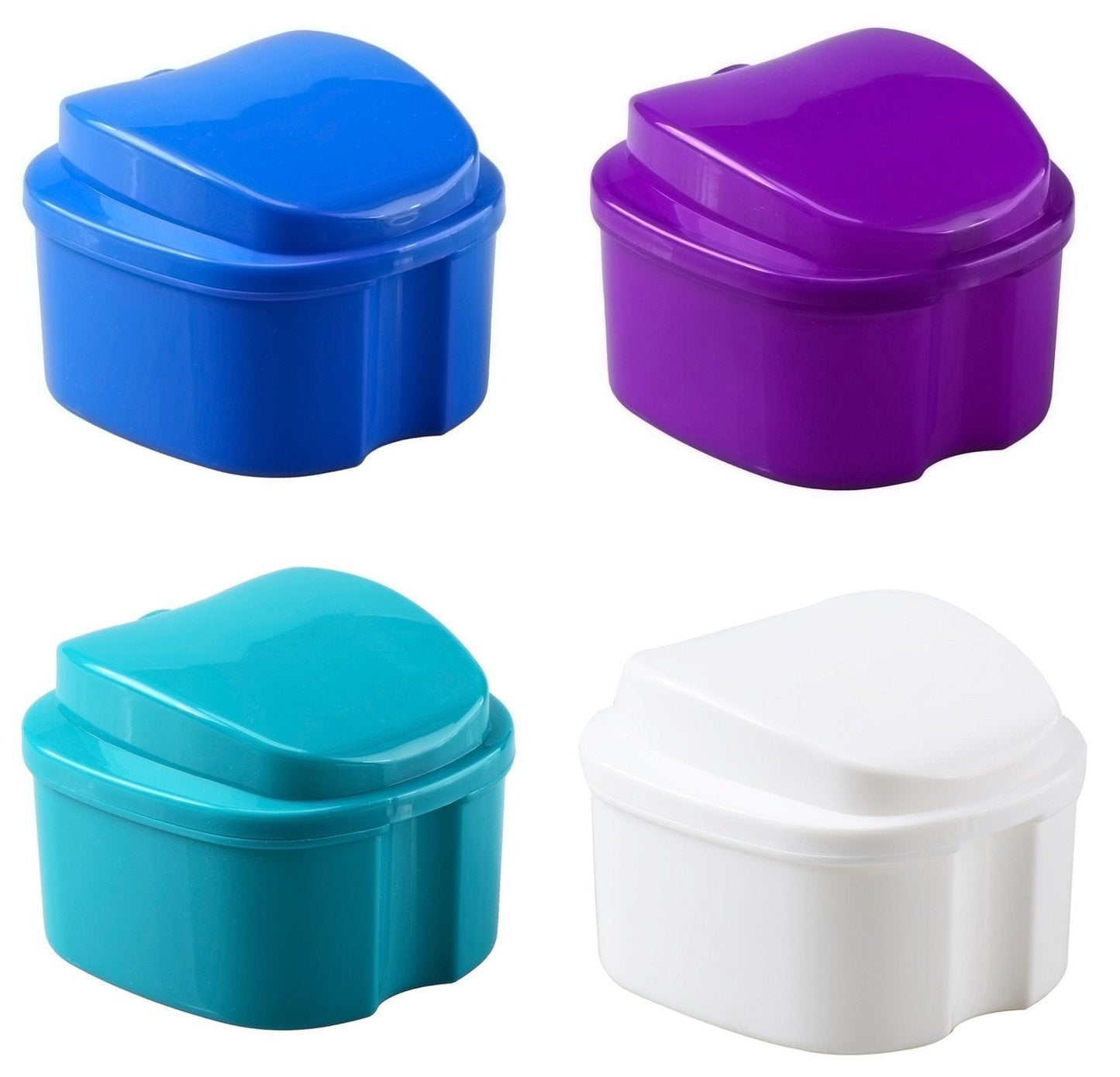 ORAfix Complete Care Premium Denture Bath – No Mess, No Spill Strainer