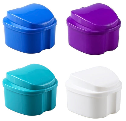 ORAfix Complete Care Premium Denture Bath – No Mess, No Spill Strainer