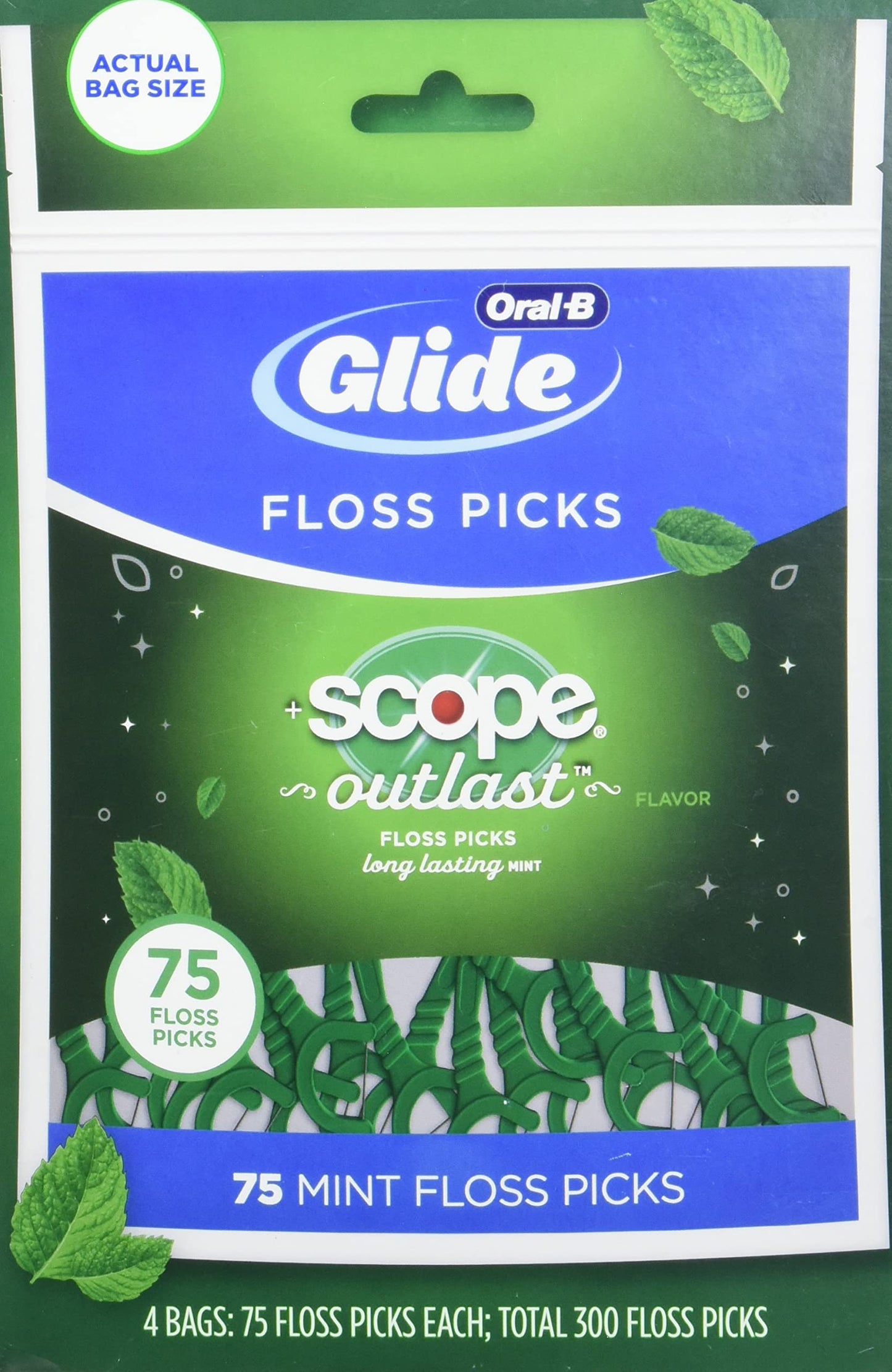 Oral-B Complete Glide Floss Picks – 300 Count