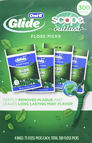 Oral-B Complete Glide Floss Picks – 300 Count