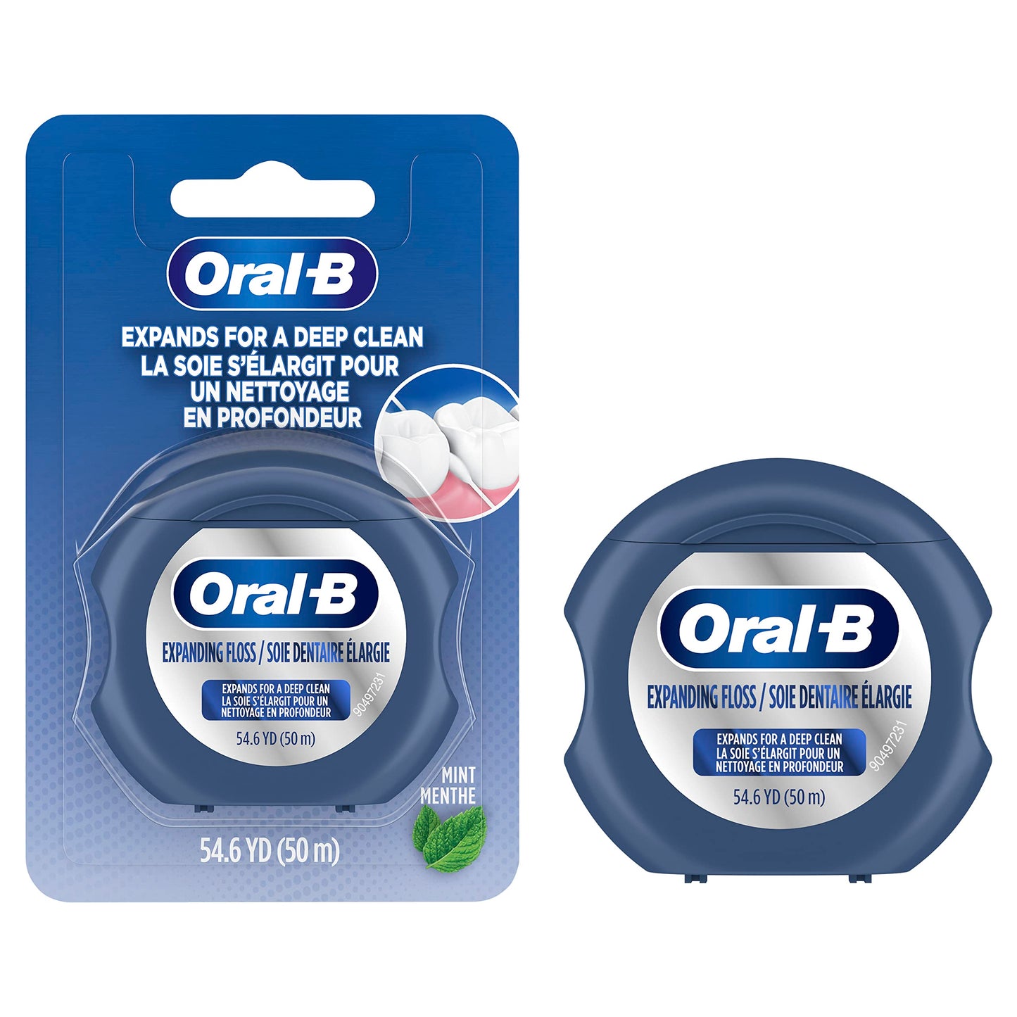Oral-B Expandable Dental Floss – Mint, Deep Clean, 6-Pack (50m)