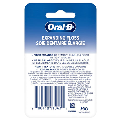 Oral-B Expandable Dental Floss – Mint, Deep Clean, 6-Pack (50m)