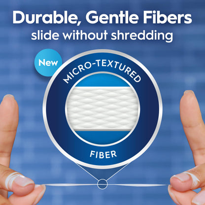 Oral-B Glide Healthy Gums Unflavored Floss — 2 Pack, 50m Each, Smooth & Shred-Resistant